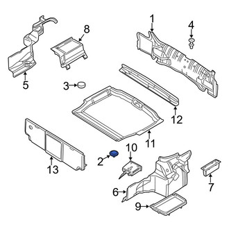 BMW OE - Rear Body Panel Trim Panel Insulator