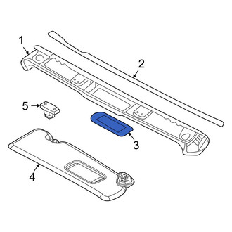 BMW OE - Roof Molding Cap