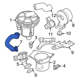 BMW OE - Lower Secondary Air Injection Pump Hose