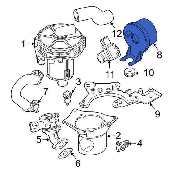 Secondary Air Injection Pump Filter
