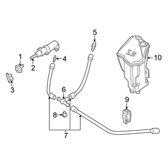 BMW OE - Front Lamps - Washer Components (Convertible / Coupe)