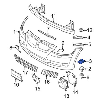 BMW OE - Front Bumper Cover Nut