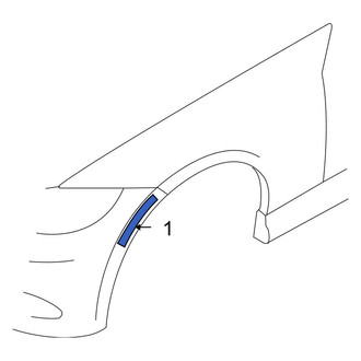 BMW OE - Front Left Reflector Panel