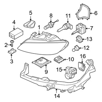 BMW OE - Front Lamps - Headlamp Components (Coupe)
