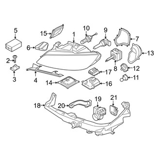 BMW OE - Front Lamps - Headlamp Components