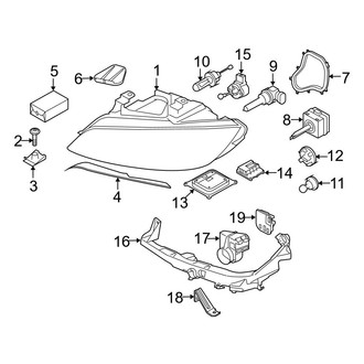 BMW OE - Front Lamps - Headlamp Components (Convertible / Coupe)