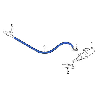 BMW OE - Front Headlight Washer Hose