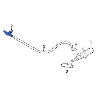 BMW OE - Front Headlight Washer Hose