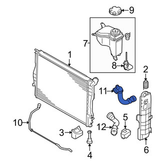 BMW OE - Lower Radiator Coolant Hose