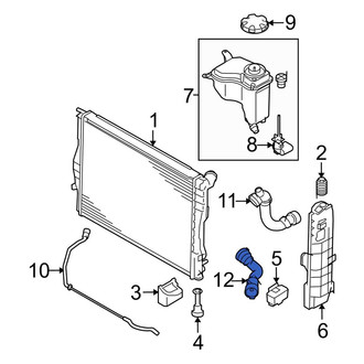 BMW OE - Lower Radiator Coolant Hose