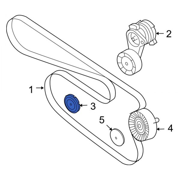 Belt Tensioner Cap