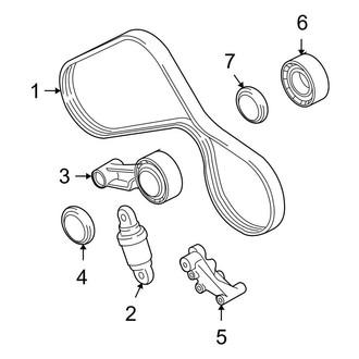 BMW OE - Cooling - Belts & Pulleys (A/C Belt), (Convertible / Coupe)