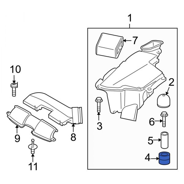 Air Filter Housing Grommet