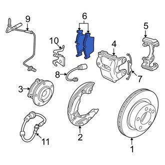 BMW OE - Front Disc Brake Pad Set