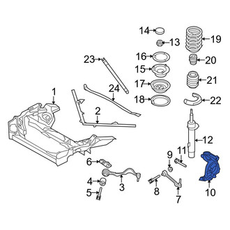 BMW OE - Front Right Steering Knuckle