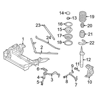 BMW OE - Front Suspension - Suspension Components (Convertible / Coupe)