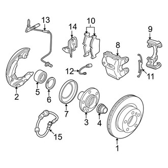 BMW OE - Front Suspension - Brake Components (Coupe)