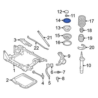 BMW OE - Suspension Shock Absorber & Strut Mount Gasket