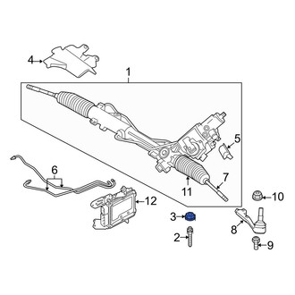 BMW OE - Front Suspension Stabilizer Bar Link Nut