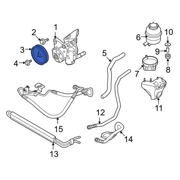 Power Steering Pump Pulley