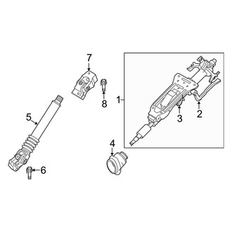 BMW OE - Steering Column Assembly (Convertible / Coupe)