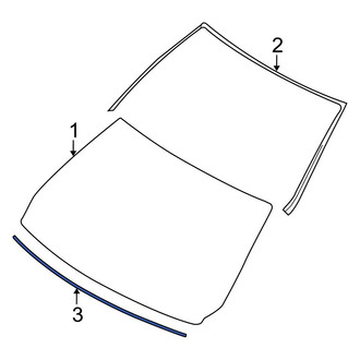 BMW OE - Front Windshield Frame
