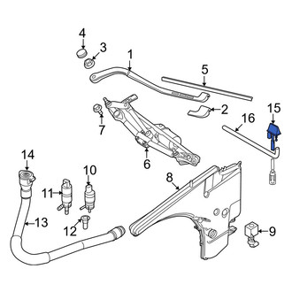 BMW OE - Front Windshield Washer Nozzle