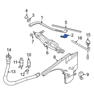 BMW OE - Front Wiper Arm Cover
