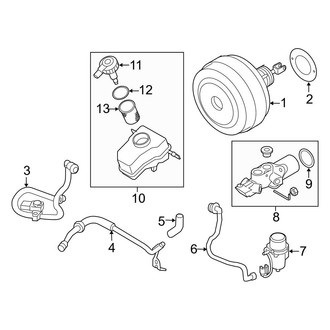 BMW OE - Cowl - Components on Dash Panel (Convertible / Coupe)