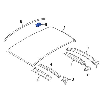 BMW OE - Roof Drip Molding Clip