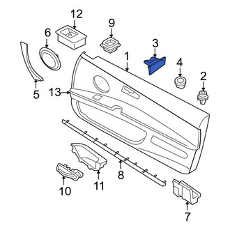 BMW OE - Front Door Interior Trim Panel Retainer