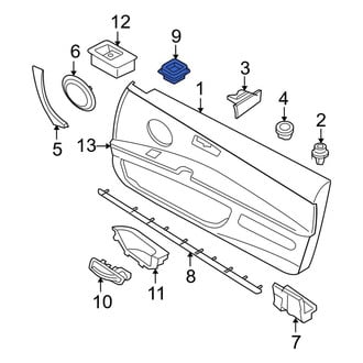 BMW OE - Rear Inner Door Interior Trim Panel Retainer