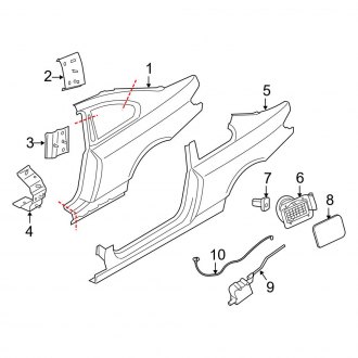 2008 BMW 3-Series OEM Quarter Panels & Parts — CARiD.com