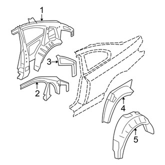 BMW OE - Quarter Panel - Inner Structure (Coupe)