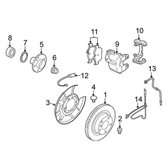 BMW OE - Rear Suspension - Brake Components