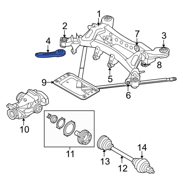 Suspension Subframe Crossmember Brace