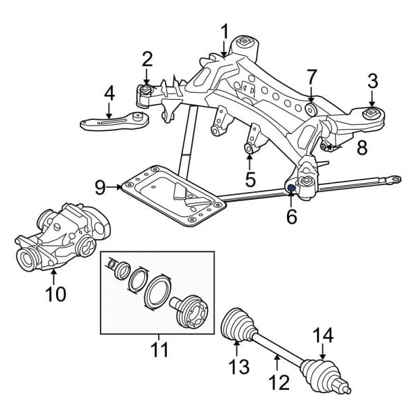Suspension - Control Arm Bushing | 905-752 - Dorman Products