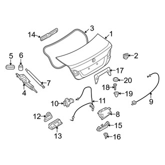 BMW OE - Trunk Lid - Lid & Components (Coupe)