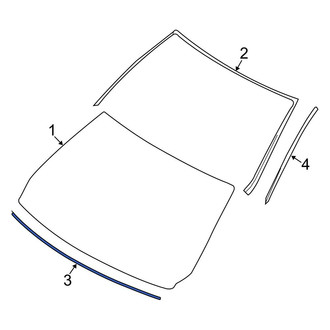BMW OE - Front Windshield Frame