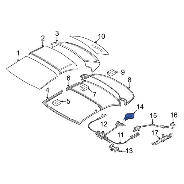 Convertible Top Latch