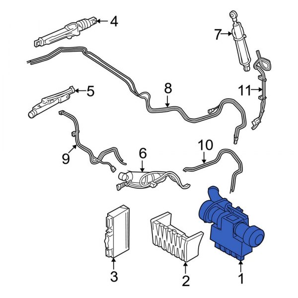 Convertible Top Hydraulic Pump