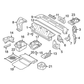 BMW OE - Rear Body & Floor - Interior Trim (Convertible)
