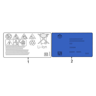 BMW OE - Caution Label