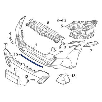 BMW OE - Radiator Support Air Deflector Seal