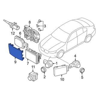 BMW OE - Cruise Control Distance Sensor Cover