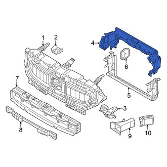 BMW OE - Front Upper Radiator Support Air Duct