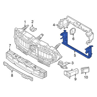 BMW OE - Front Lower Radiator Support Air Duct