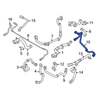 BMW OE - Drive Motor Inverter Coolant Line