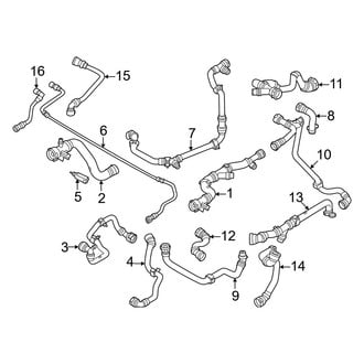 BMW OE - Cooling - Hoses & Lines (Radiator, Reservoir & Pumps)