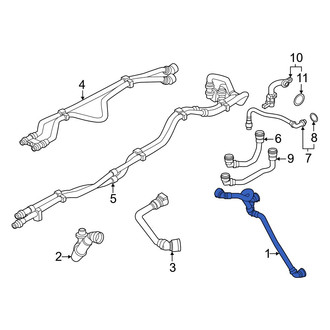 BMW OE - Front Drive Motor Battery Pack Coolant Hose